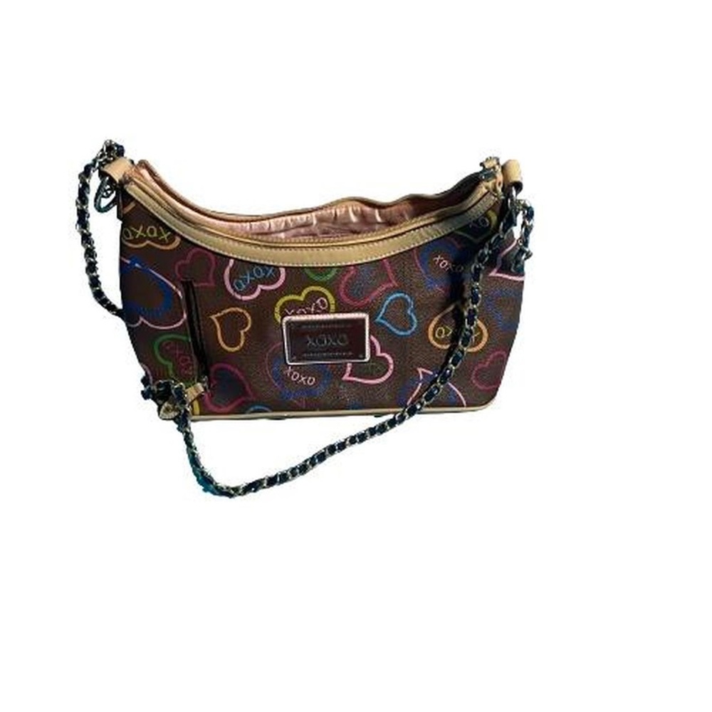 Xoxo brown multicoloured heart purse